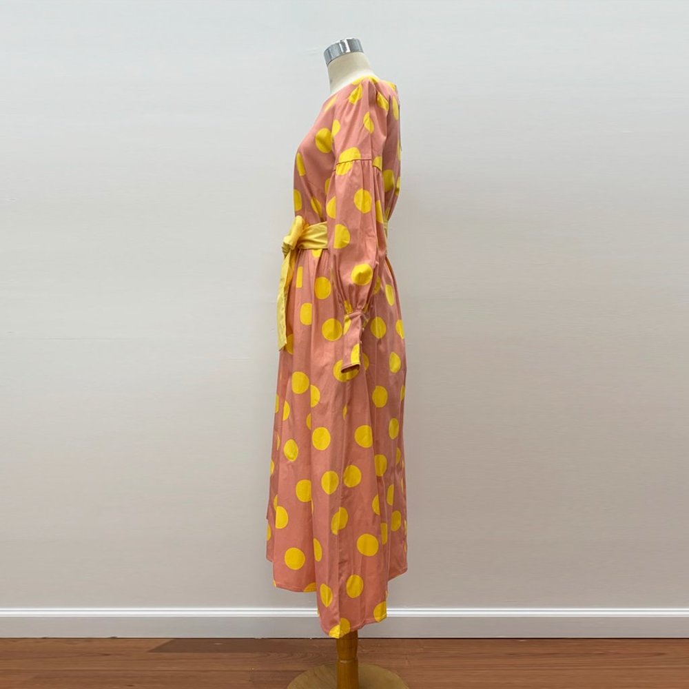 Polka Dot Woven Dress (Dot & Stripe) - Picture 3 of 5
